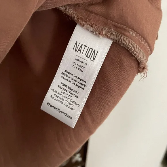 Nation LTD June Satin V-Neck Top - Picture 5 of 5